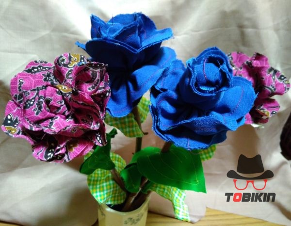 Tutorial Bunga dari Kain Perca (Fabric Flower) | Tobikin.com